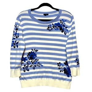 Talbots‎ Coastal Prep Sweater Womens Size L Quiet Luxury Polished Cottagecore